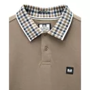 Lindley Long Sleeve Polo Shirt - Tobacco Brown