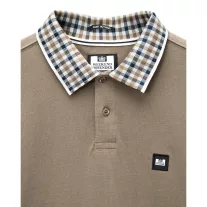 Lindley Long Sleeve Polo Shirt - Tobacco Brown