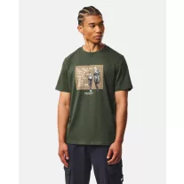 Pater Graphic T-Shirt - Black Forest Green