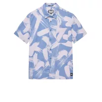 Toshima Camo Shirt - cornflower blue
