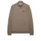 Matisa Quarter Neck Sweatshirt - mocha brown