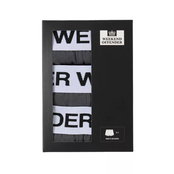 Boxer Shorts Pack Of 3 - dark charcoal Boxer Shorts Pack Of 3 - dark charcoal