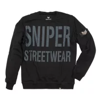 All Over Crew Neck - black