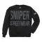 All Over Crew Neck - black