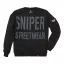 All Over Crew Neck - black