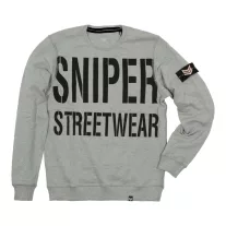 All Over Crew Neck - grey