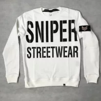 All Over Crew Neck - white
