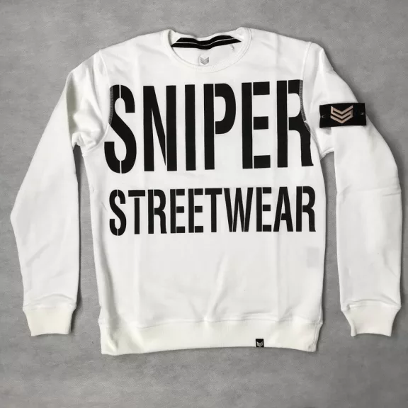 All Over Crew Neck - white All Over Crew Neck - white