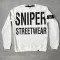 All Over Crew Neck - white