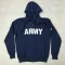 Army Zip Hoody - navy