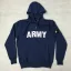 Army Zip Hoody - navy