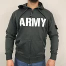 Army Zip Hoody - steel grey Army Zip Hoody - steel grey