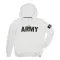 Army Zip Hoody - white