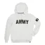 Army Zip Hoody - white