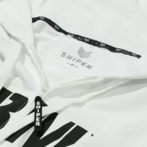 Army Zip Hoody - white
