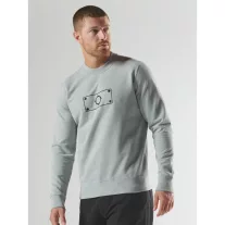 Blast Embroidered Badge Sweat - Battleship