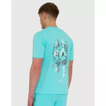 Camo Erosion T-Shirt - aqua