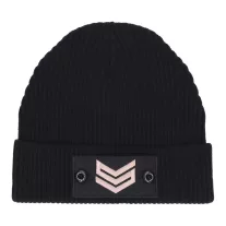 Commander Patch Beanie - black