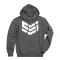 Commander Zip Hoody - steel grey