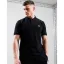 Embroidered Siren Polo Shirt - black