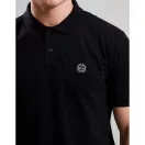 Embroidered Siren Polo Shirt - black Embroidered Siren Polo Shirt - black