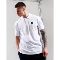 Embroidered Siren Polo Shirt - white