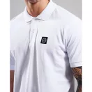 Embroidered Siren Polo Shirt - white Embroidered Siren Polo Shirt - white