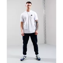 Embroidered Siren Polo Shirt - white