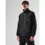 Full Zip Mixed Media Sweat - jet black