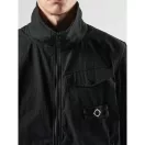 Full Zip Mixed Media Sweat - jet black Full Zip Mixed Media Sweat - jet black