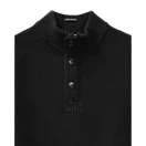 Castillos Knitted Wool Quarter Neck Sweater - black Castillos Knitted Wool Quarter Neck Sweater - black