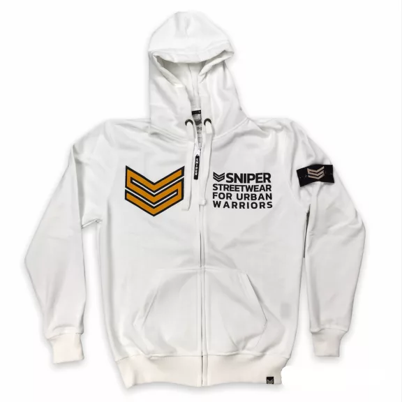 Logo Zip Hoody - white Logo Zip Hoody - white