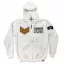 Logo Zip Hoody - white