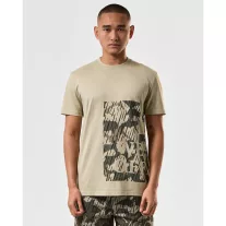 Noosa T-Shirt - castle green rain camo