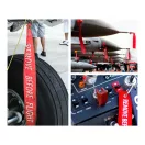 Remove Before Flight key ring - red Remove Before Flight key ring - red