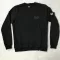 Rubber Logo Sweater - black