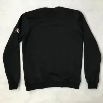 Rubber Logo Sweater - black