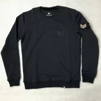 Rubber Logo Sweater - dark blue