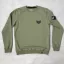 Rubber Logo Sweater - olive