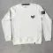 Rubber Logo Sweater - white