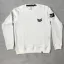 Rubber Logo Sweater - white