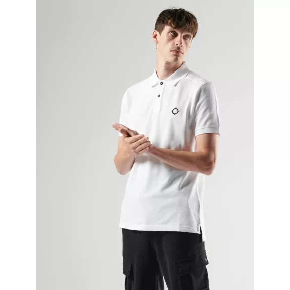SS Pique Polo - Optic White SS Pique Polo - Optic White