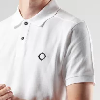 SS Pique Polo - Optic White