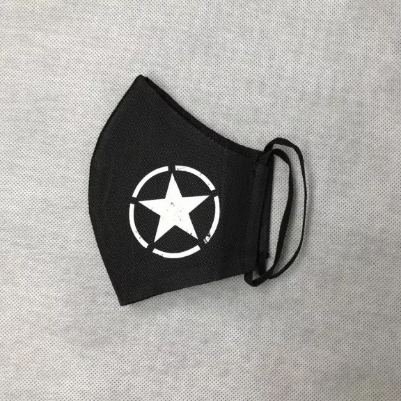 Star Facemask - black Star Facemask - black