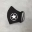 Star Facemask - black