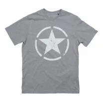 Star T - greyheather/white