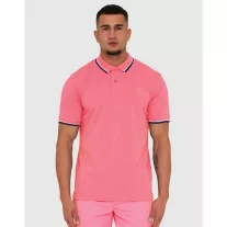 Tipped Polo Shirt - Salmon