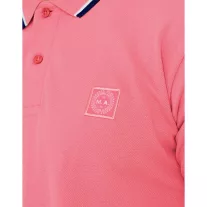 Tipped Polo Shirt - Salmon