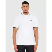 Tipped Polo Shirt - white