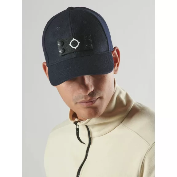 Wool Badge Cap - Ink Navy Wool Badge Cap - Ink Navy